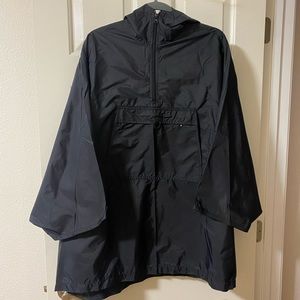 Eddie Bauer Black Hooded Poncho